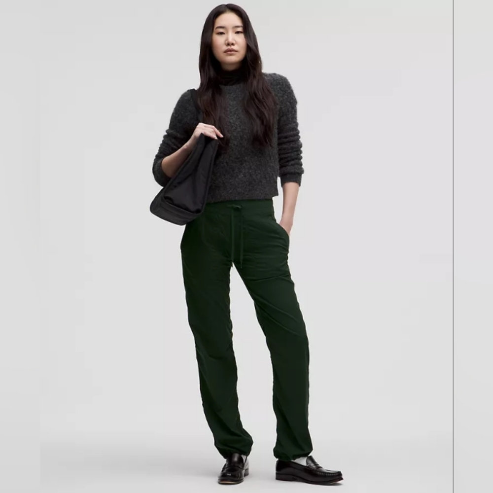 LULULEMON Black Dance Studio Mid Rise Regular Pants 6